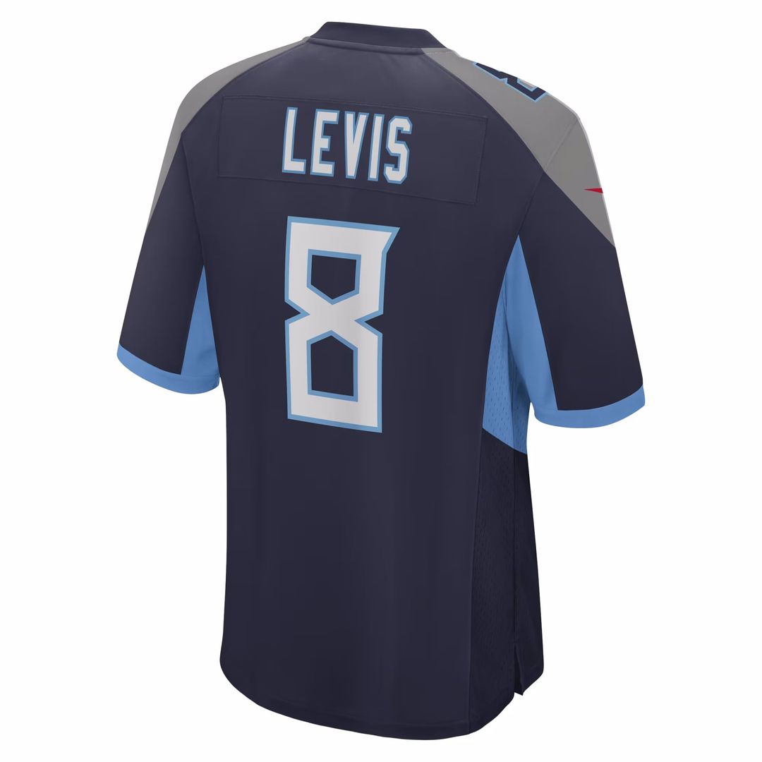 Will Levis Tennessee Titans Youth Jersey - Navy