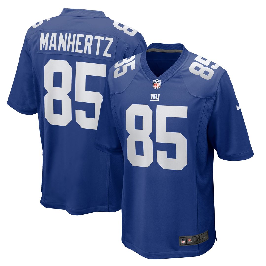 Chris Manhertz New York Giants Team Jersey - Royal
