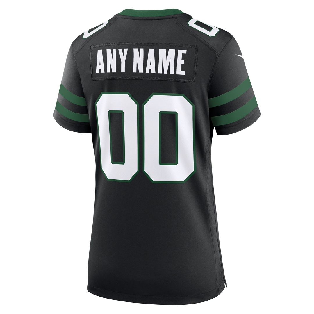New York Jets Women's Alternate Custom Jersey - Legacy Black