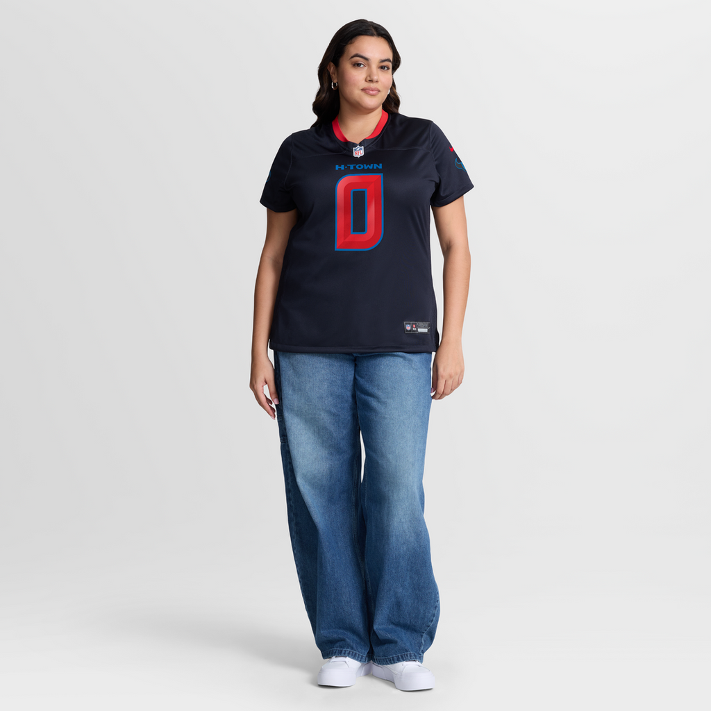 Azeez Al-Shaair Houston Texans Women's Alternate Jersey - Navy