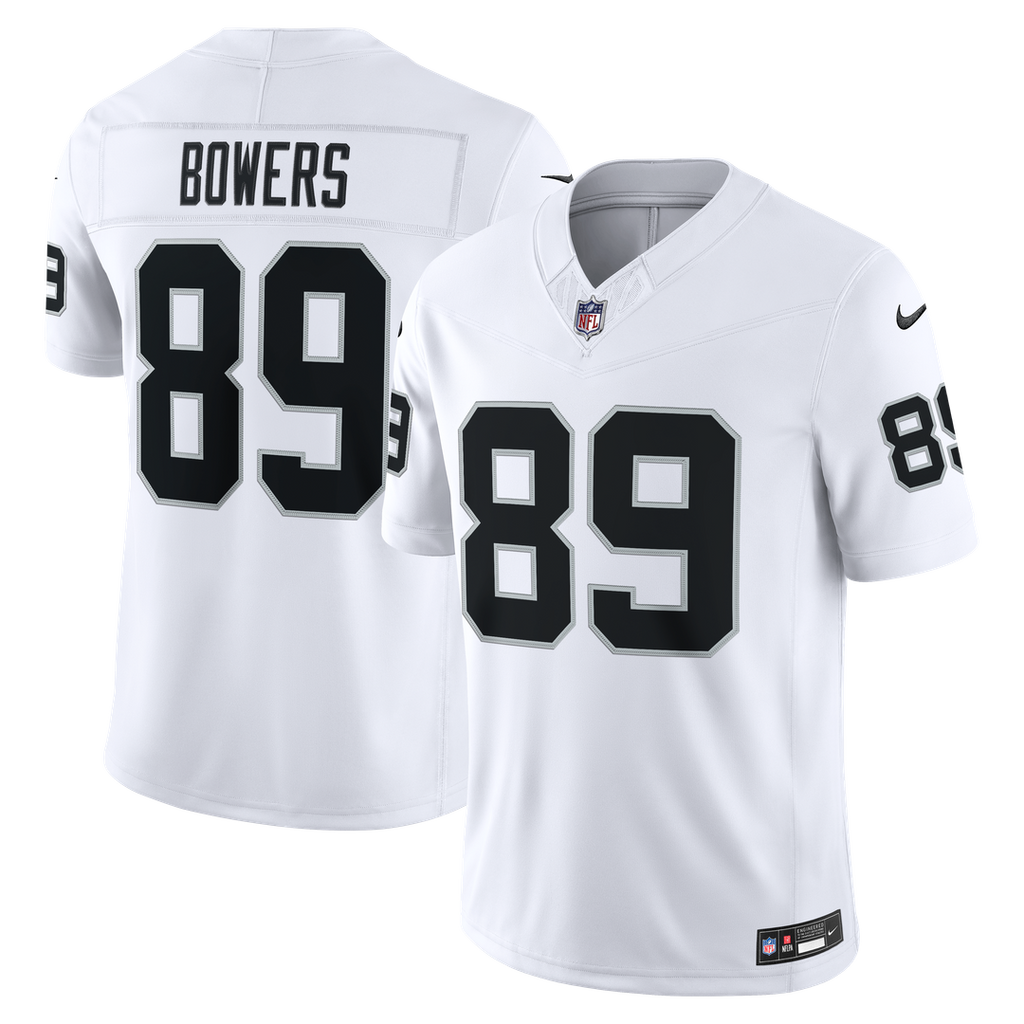 Brock Bowers Las Vegas Raiders Stitched Jersey - White