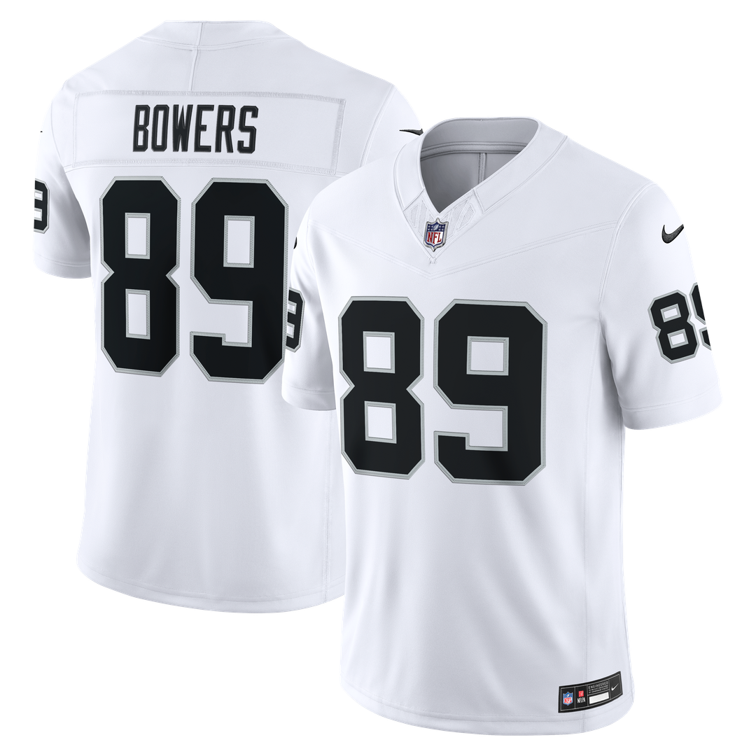 Brock Bowers Las Vegas Raiders Stitched Jersey - White