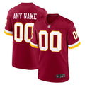 Washington Commanders Custom Jersey - Burgundy