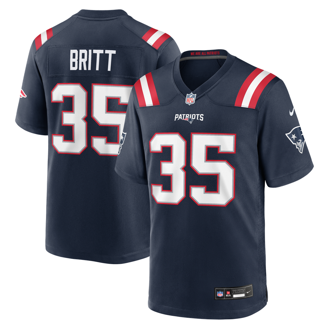 K.J. Britt New England Patriots Team Jersey - Navy