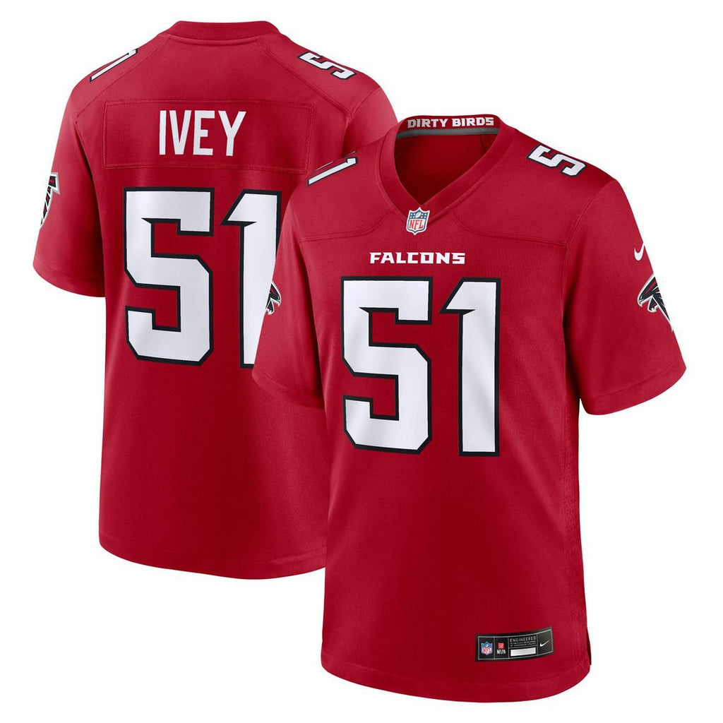 Jared Ivey Atlanta Falcons Team Jersey - Red