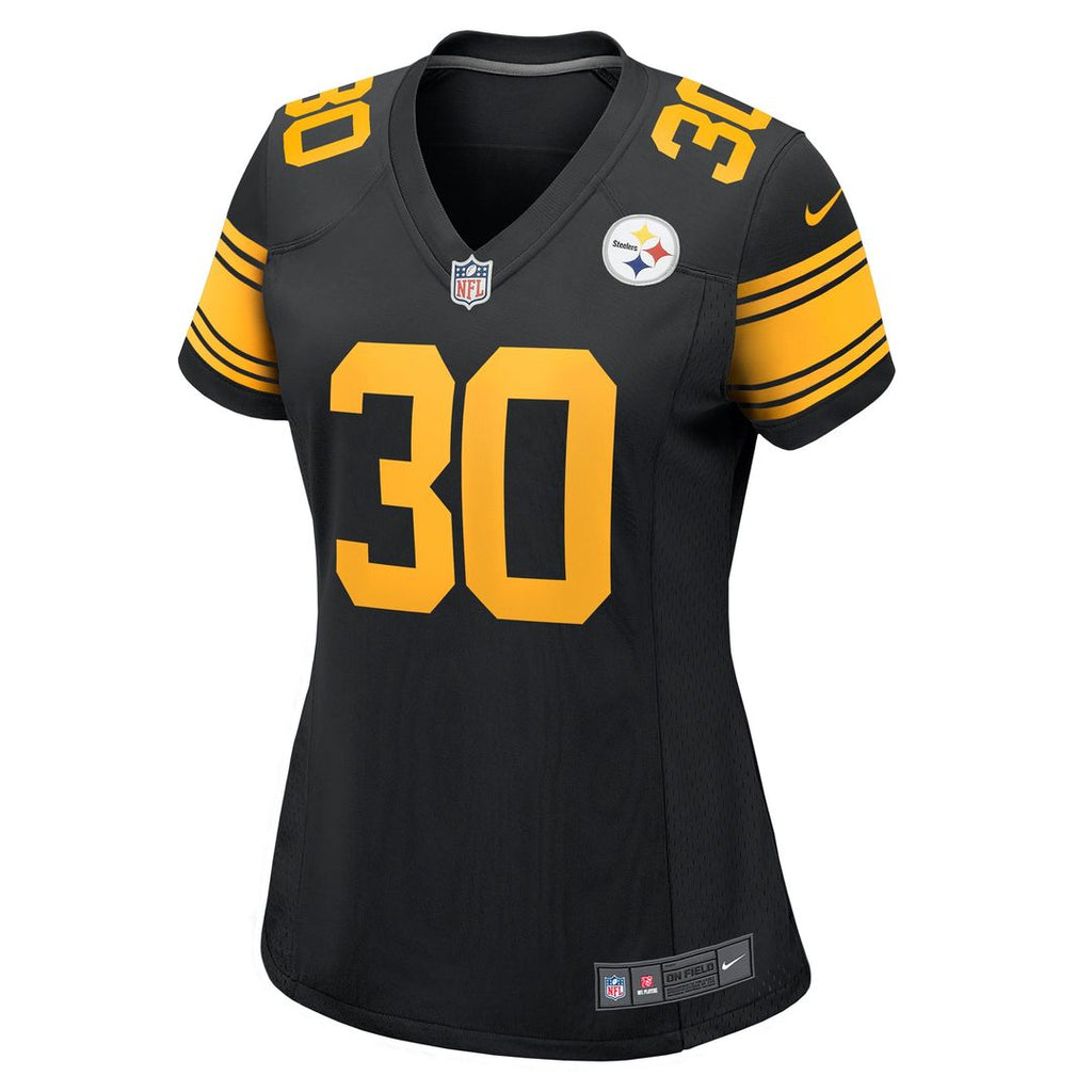 Jaylen Warren Pittsburgh Steelers Women's Alternate Jersey - Black