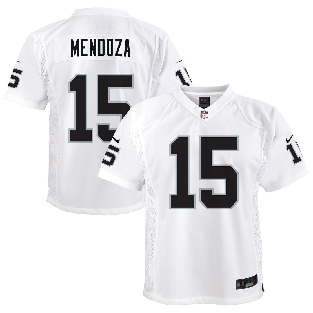 Fernando Mendoza Las Vegas Raiders Youth Team Jersey - Black