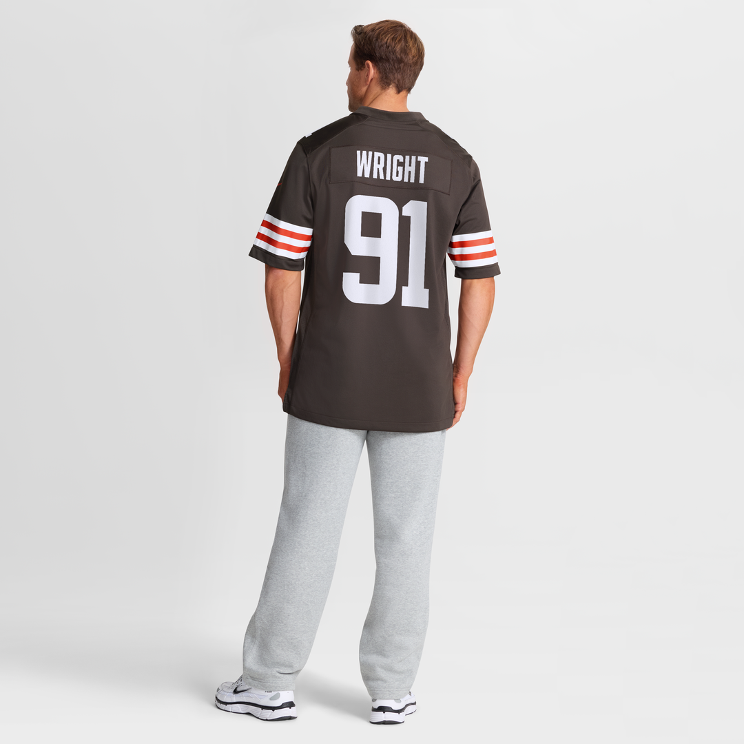 Alex Wright Cleveland Browns Team Jersey - Brown