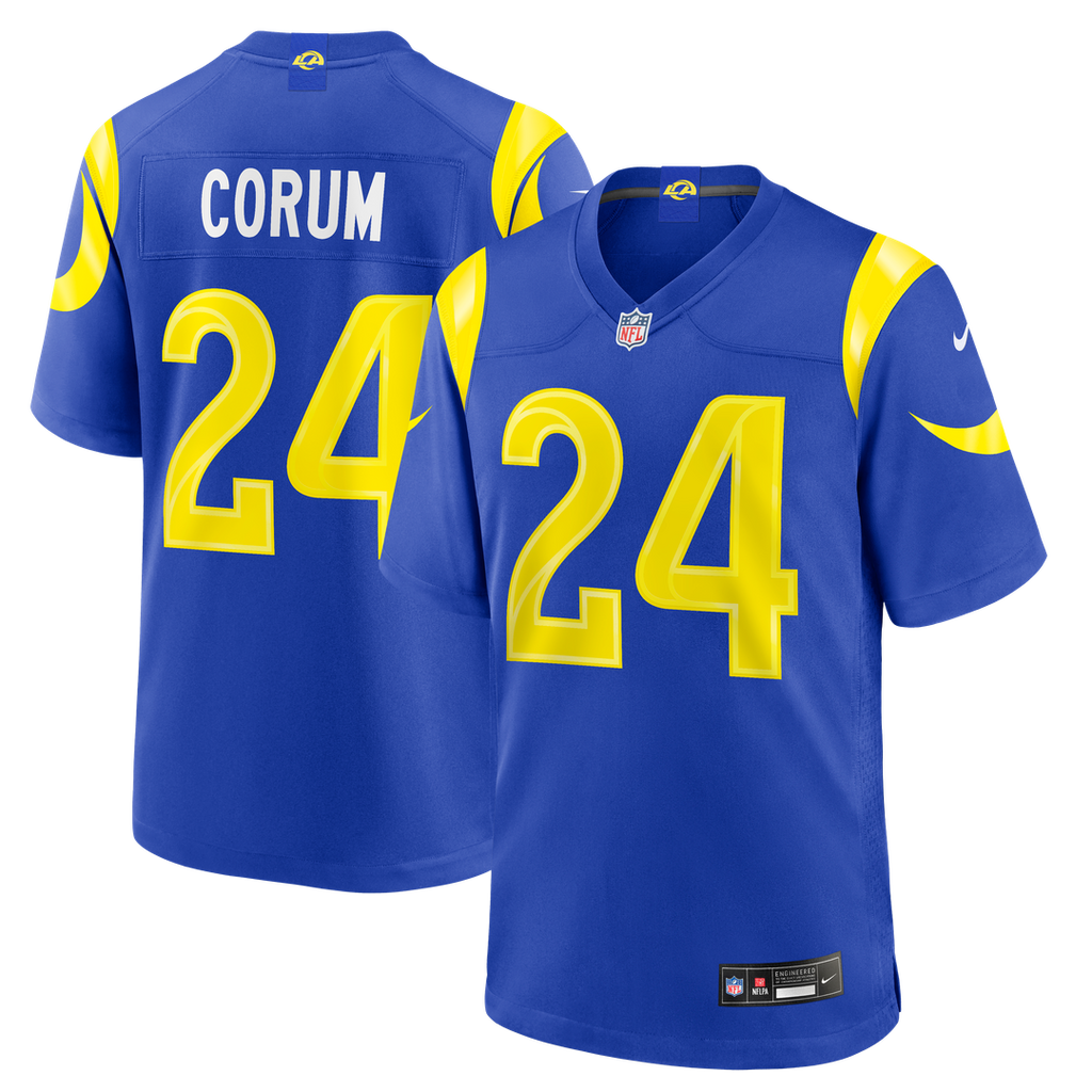 Blake Corum Los Angeles Rams Jersey - Royal