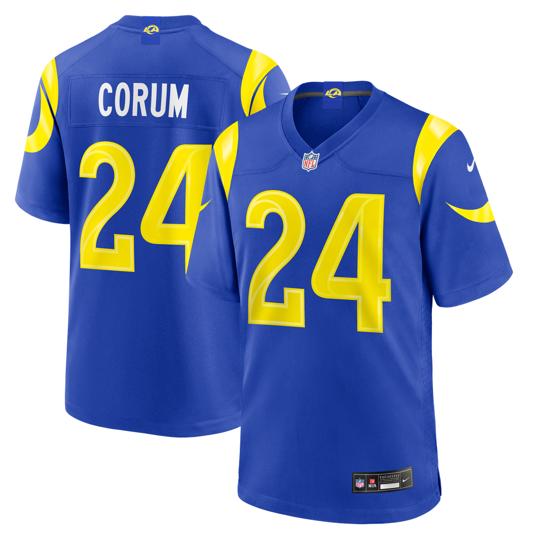 Blake Corum Los Angeles Rams Jersey - Royal