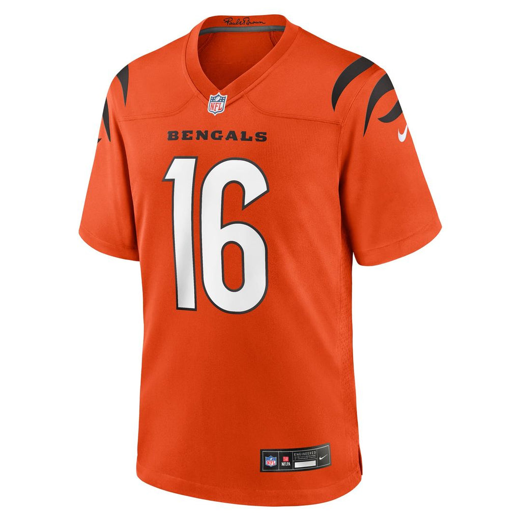 Joe Flacco Cincinnati Bengals Alternate Jersey - Orange