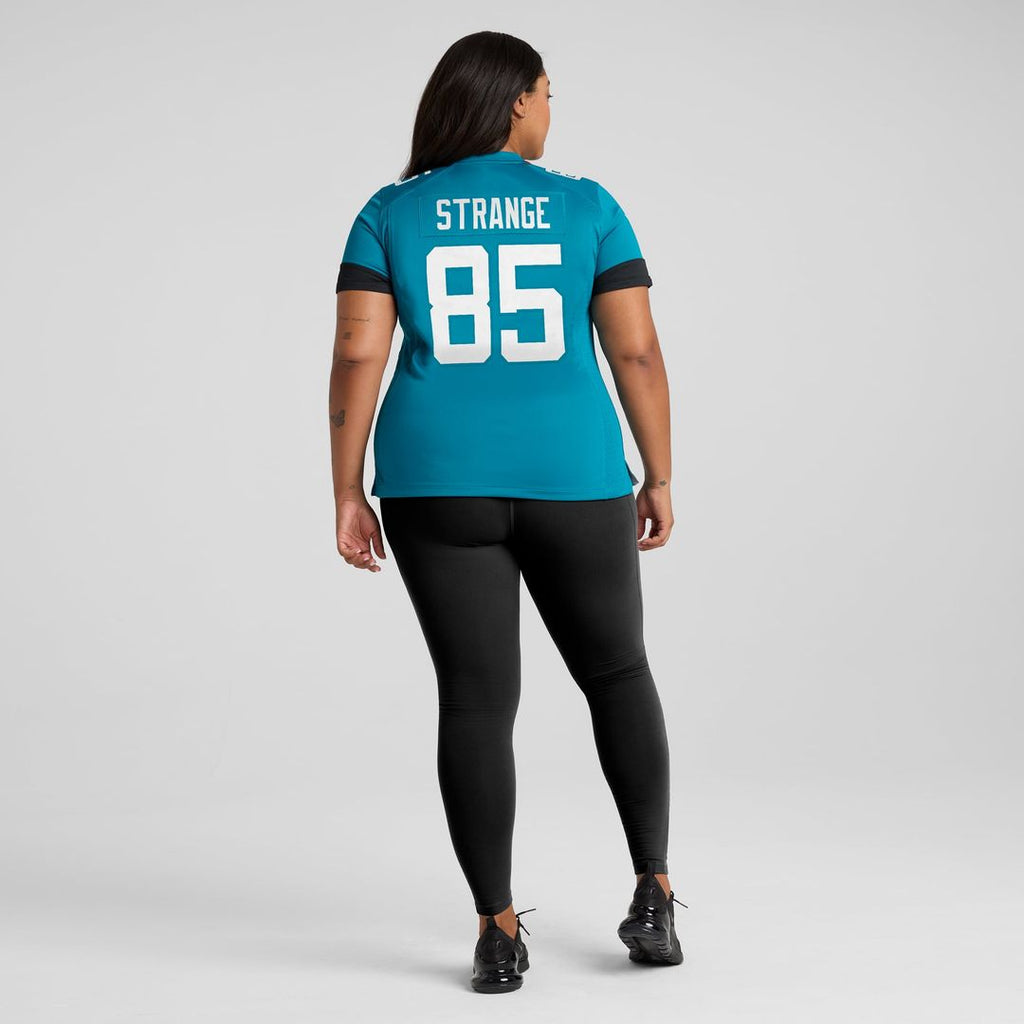 Brenton Strange Jacksonville Jaguars Women's Team Jersey - Teal