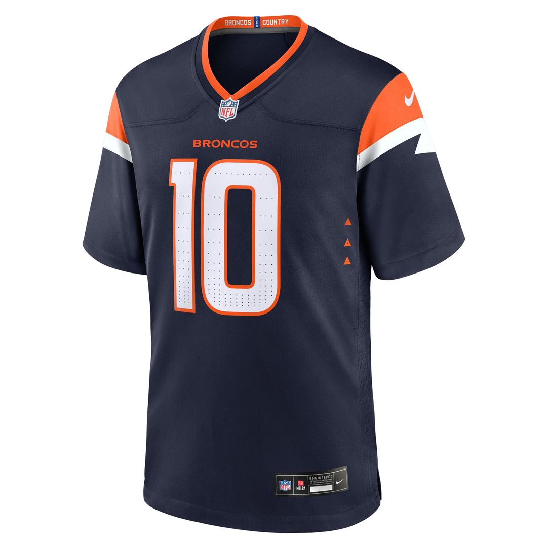 Bo Nix Denver Broncos Alternate Jersey - Navy
