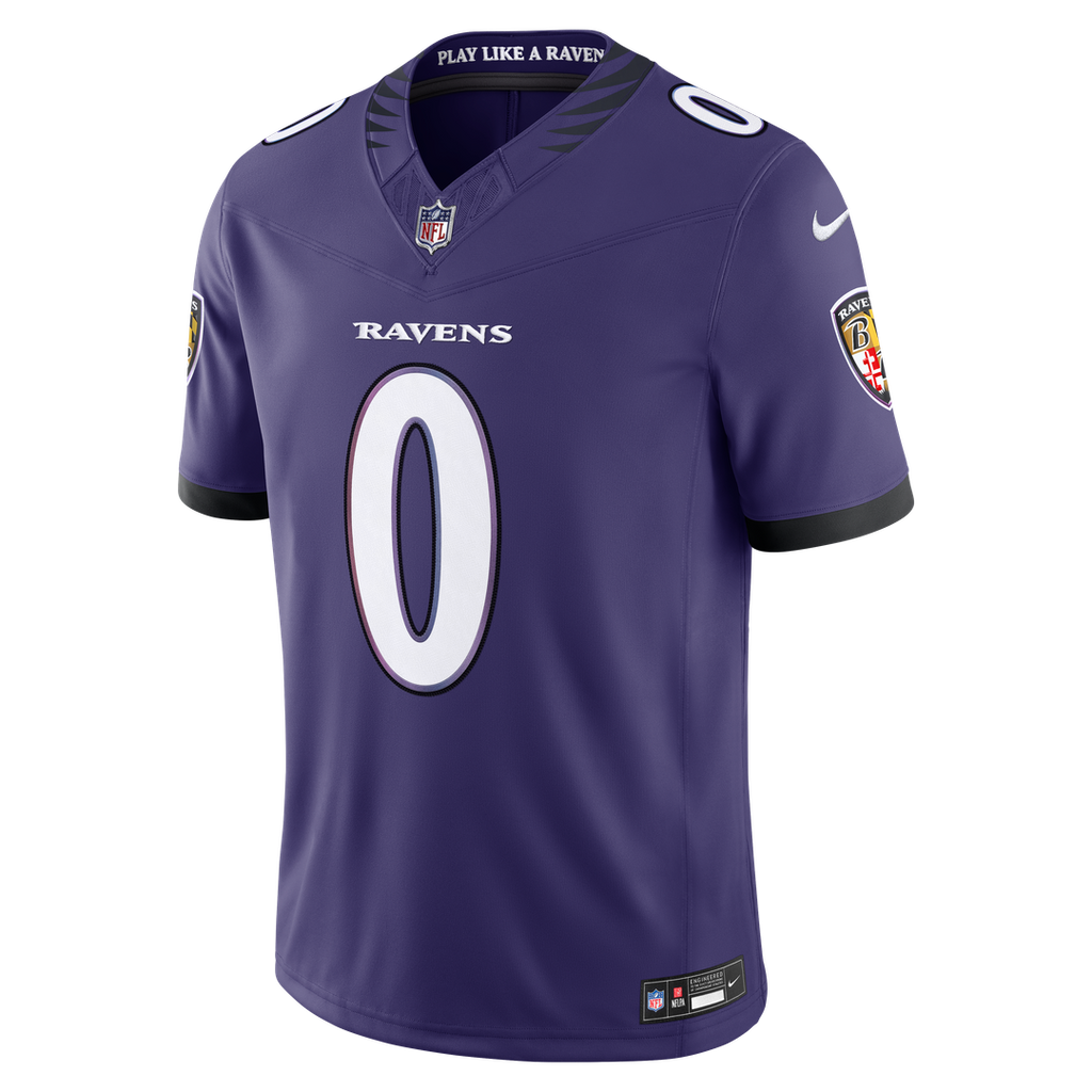 Roquan Smith Baltimore Ravens Team Stitched Jersey - Purple