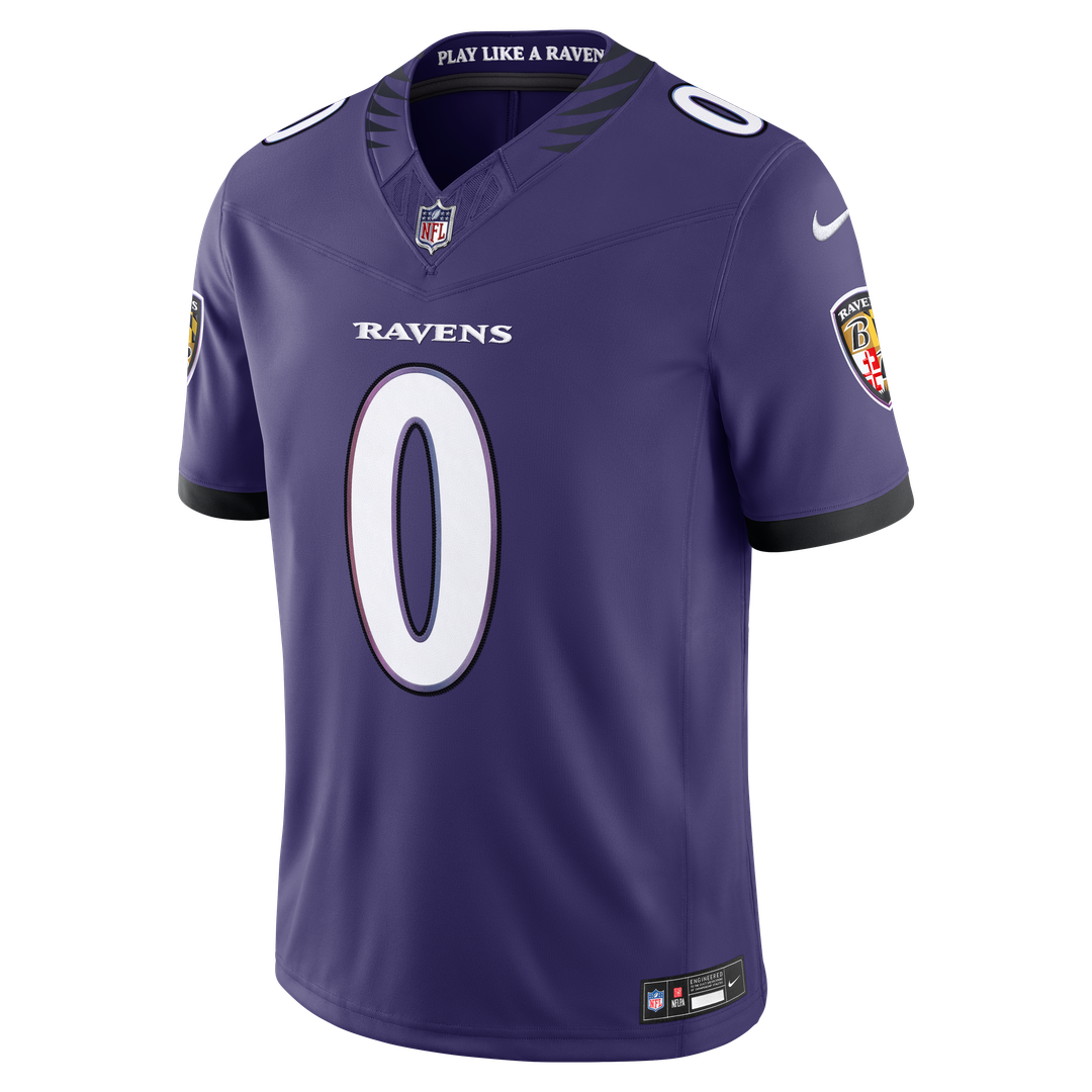 Roquan Smith Baltimore Ravens Team Stitched Jersey - Purple