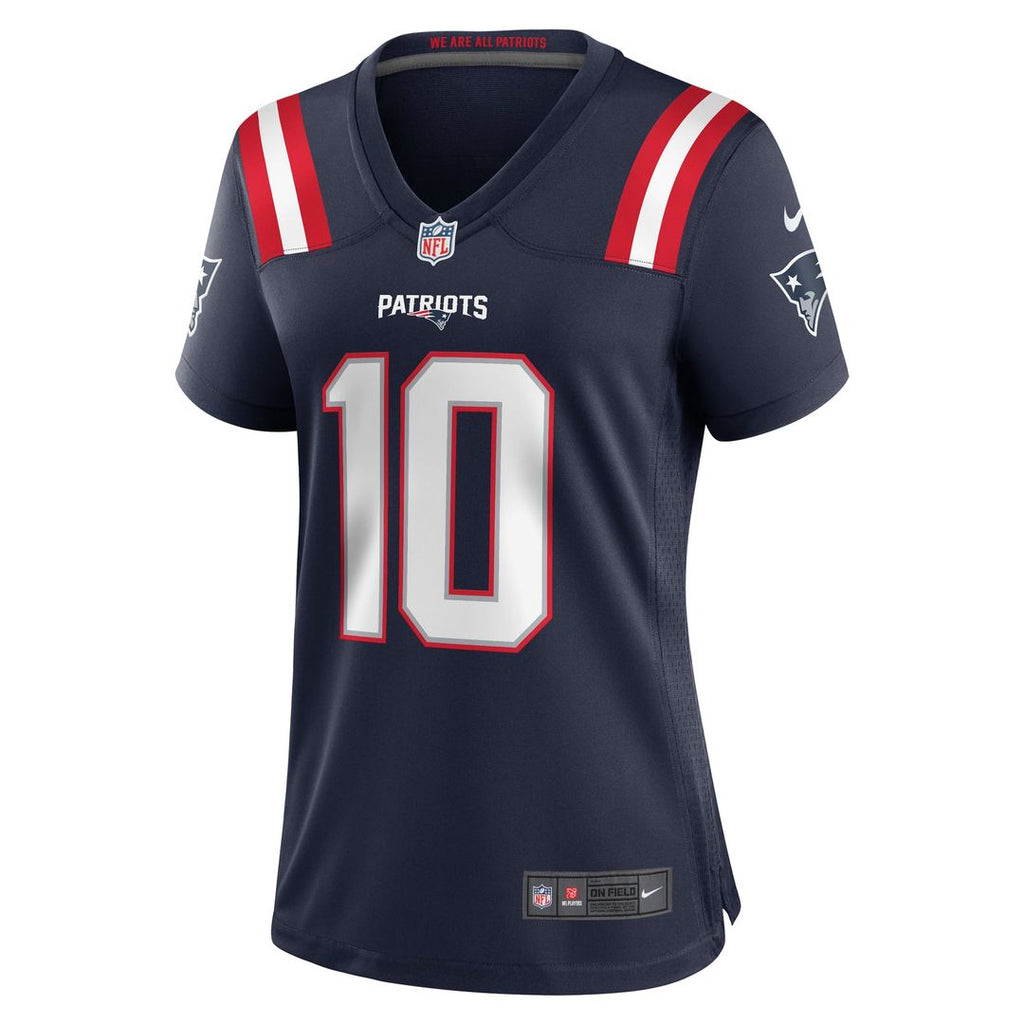 Drake Maye New England Patriots Women's Player Jersey - Navy