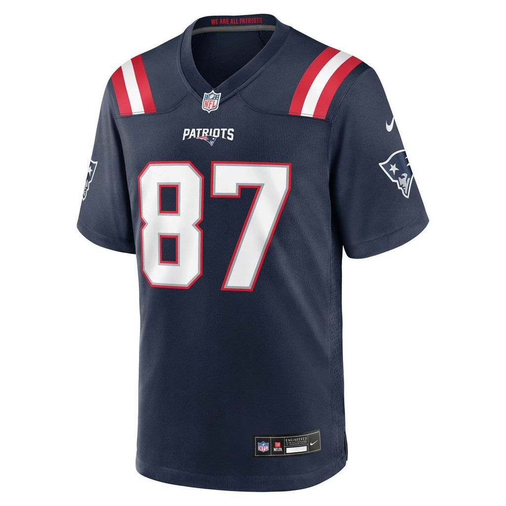 Romeo Doubs New England Patriots Jersey - Navy