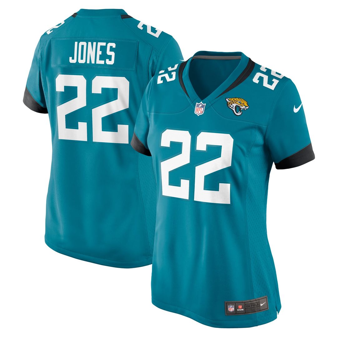 Jarrian Jones Jacksonville Jaguars Women's Jersey - Teal