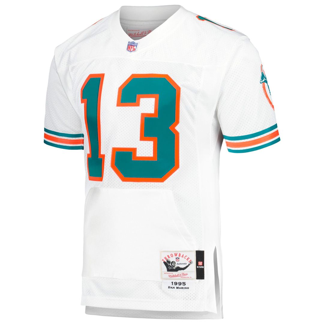 Dan Marino Miami Dolphins 1995 Authentic Throwback Retired Player Pocket Jersey - White