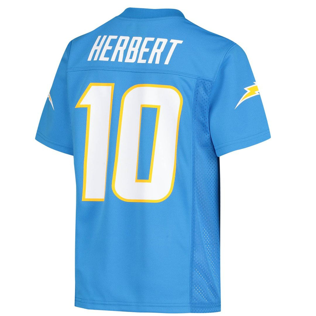 Justin Herbert Los Angeles Chargers Youth Jersey - Powder Blue