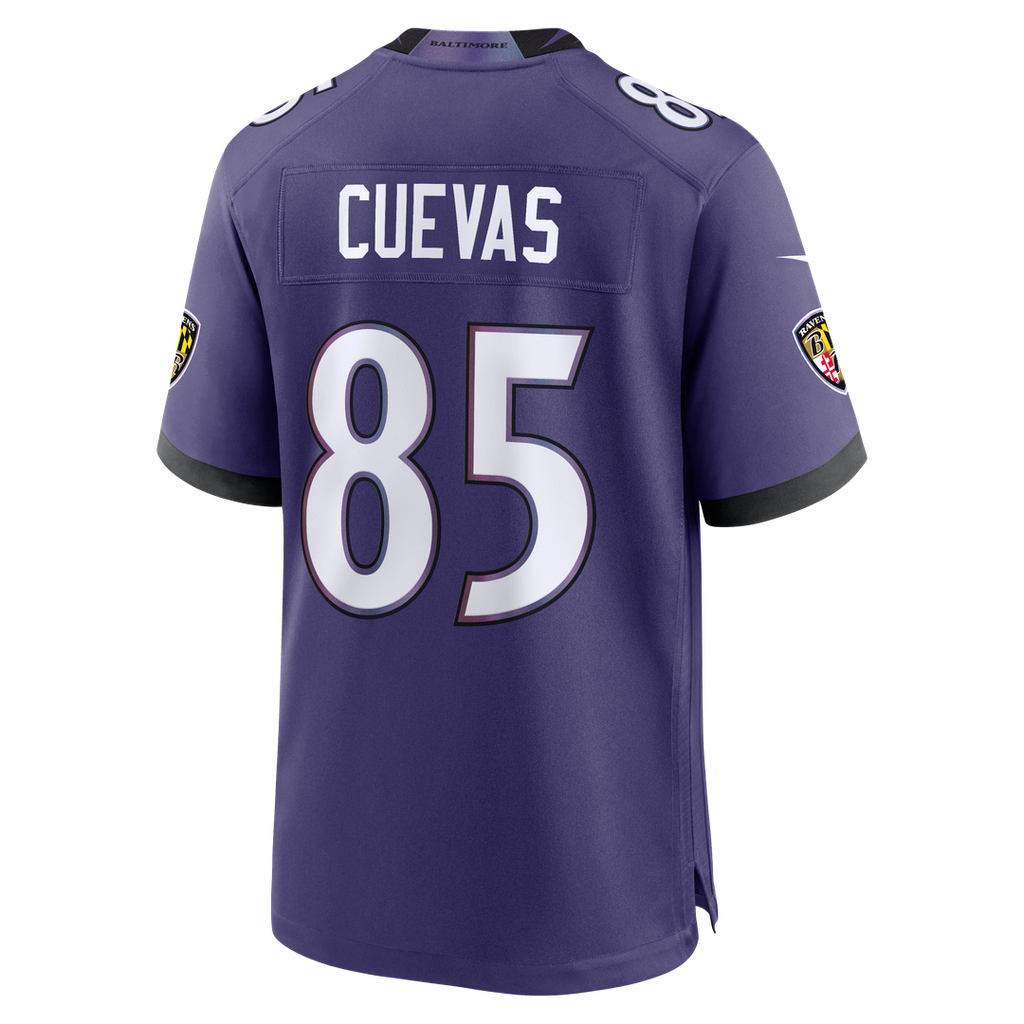Josh Cuevas Baltimore Ravens Team Jersey - Purple