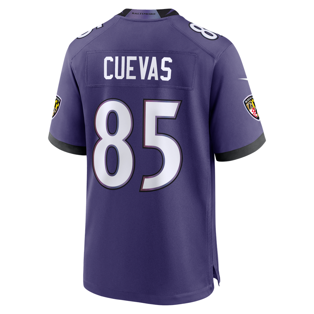 Josh Cuevas Baltimore Ravens Team Jersey - Purple