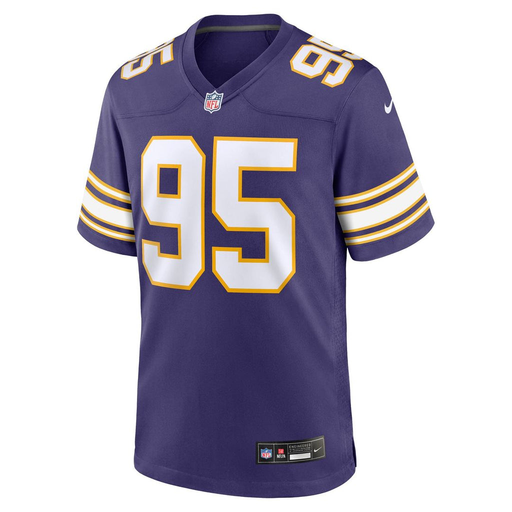 Caleb Banks Minnesota Vikings Alternate Classic Jersey - Purple