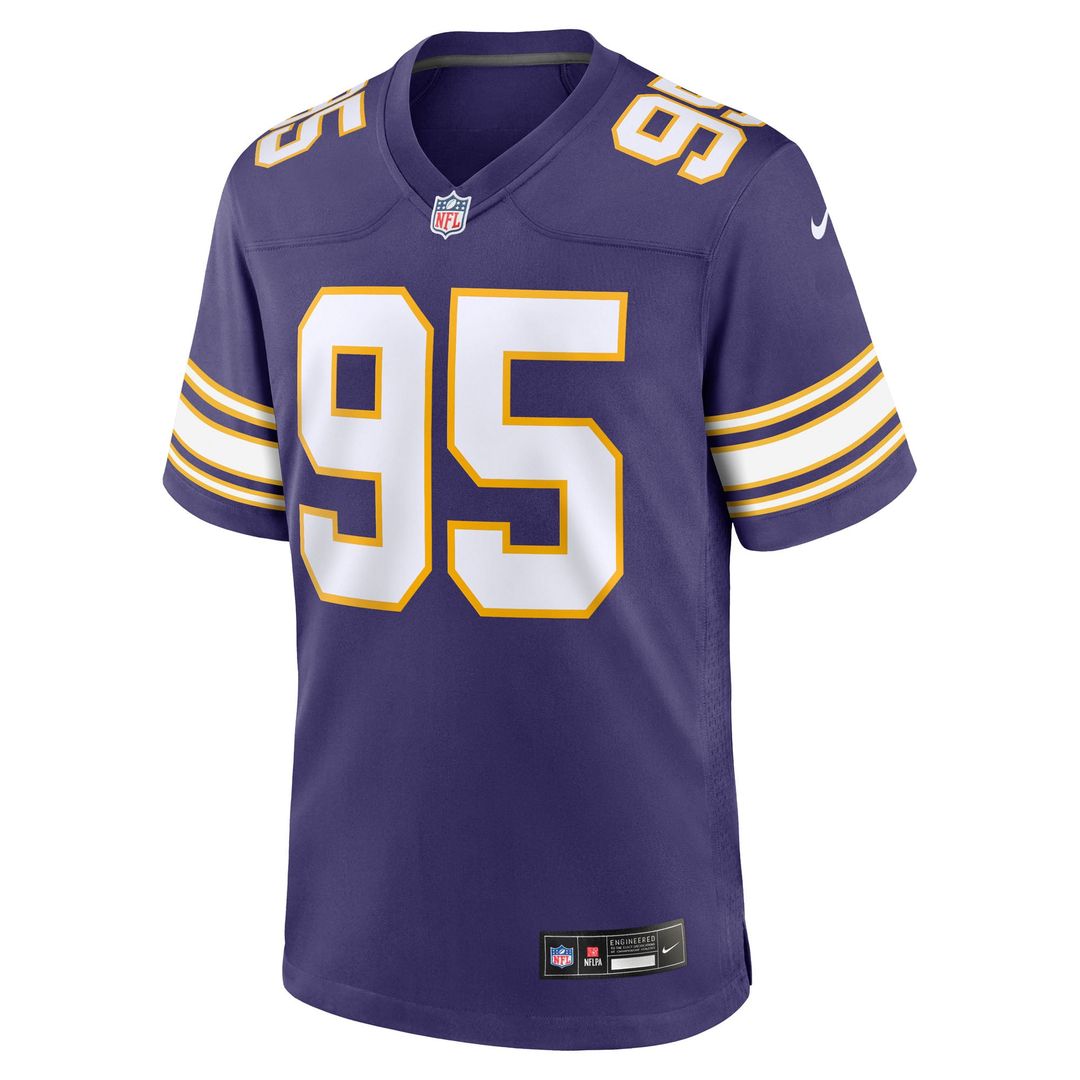 Caleb Banks Minnesota Vikings Alternate Classic Jersey - Purple
