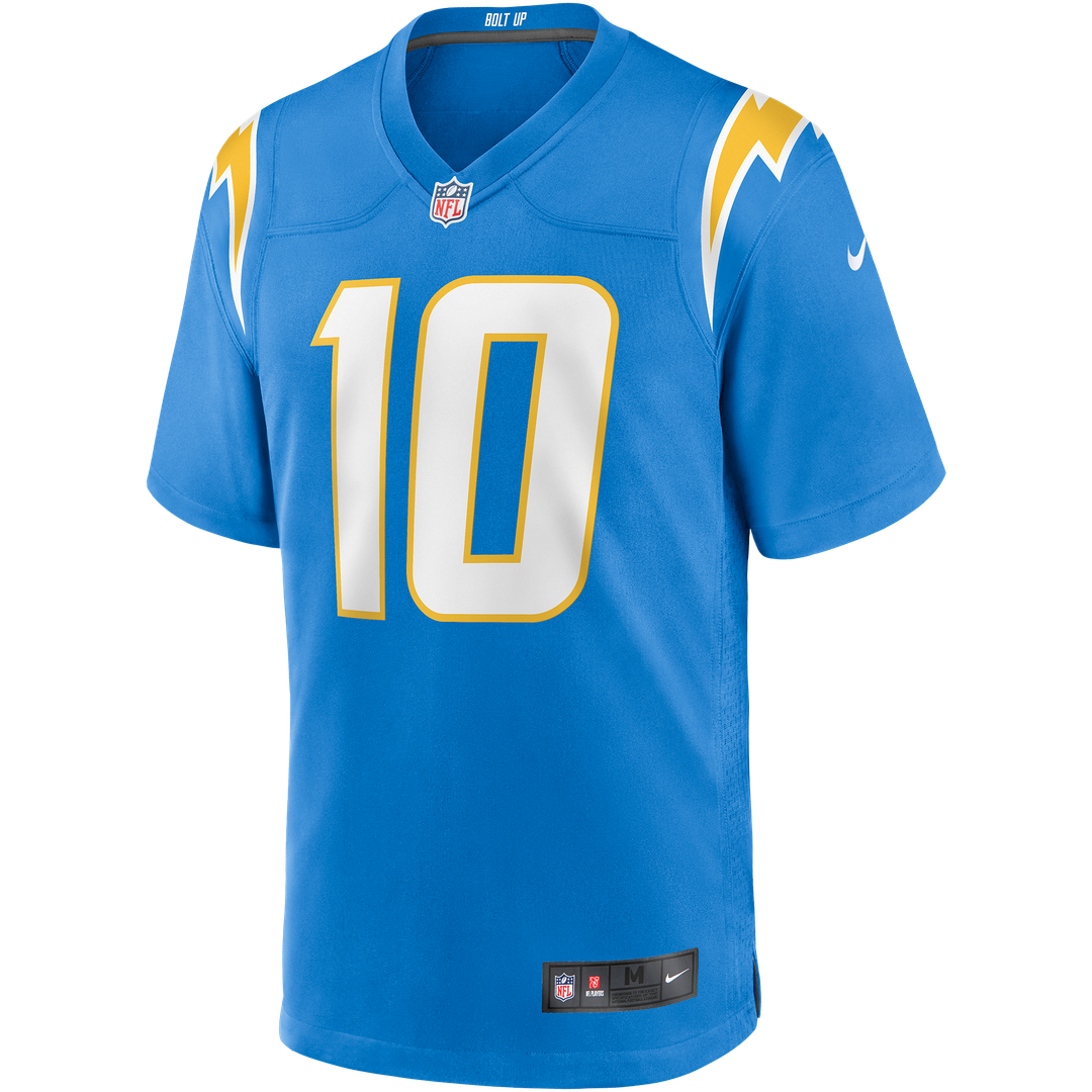 Justin Herbert Los Angeles Chargers Player Jersey - Powder Blue