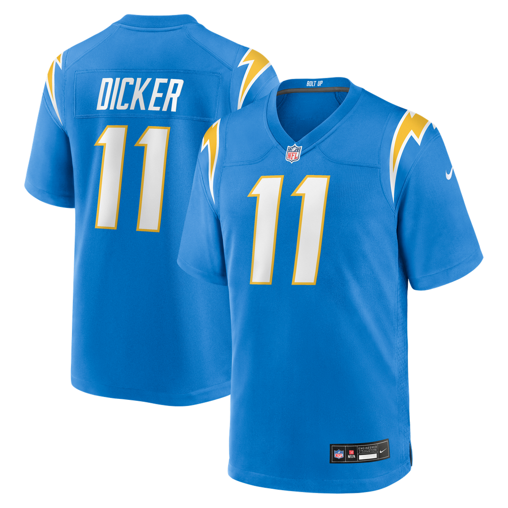 Cameron Dicker Los Angeles Chargers Jersey - Powder Blue