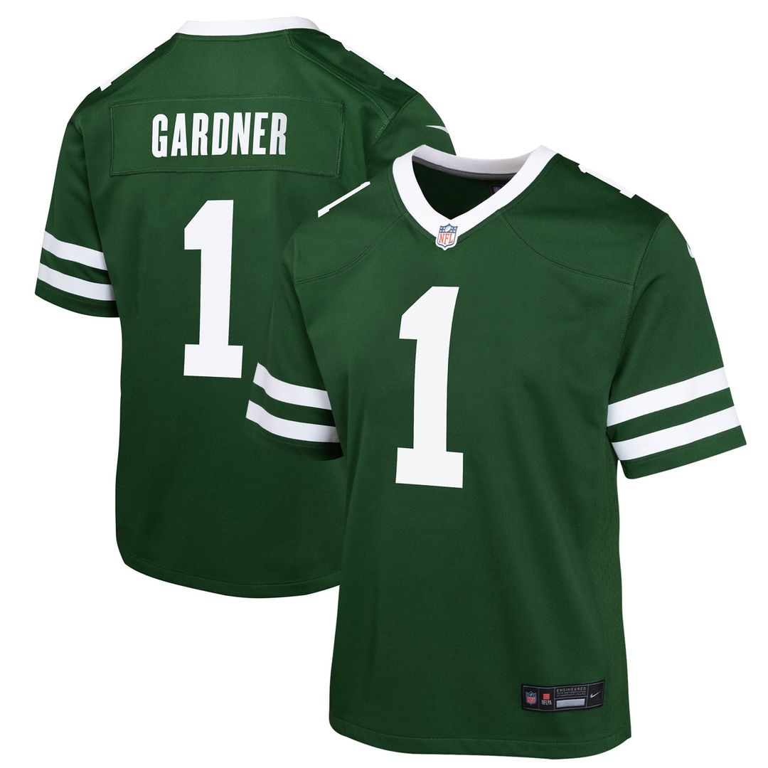 Ahmad Sauce Gardner New York Jets Youth Jersey - Green