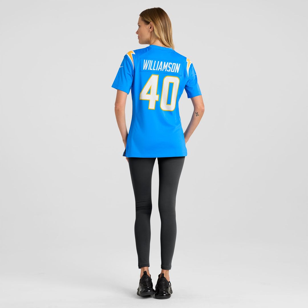 Kendall Williamson Los Angeles Chargers Women's Team Jersey - Powder Blue