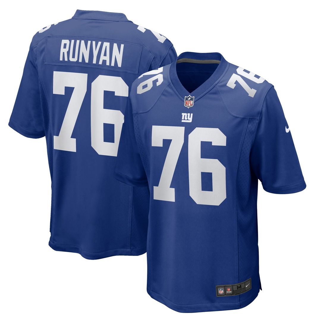 Jon Runyan New York Giants Team Jersey - Royal