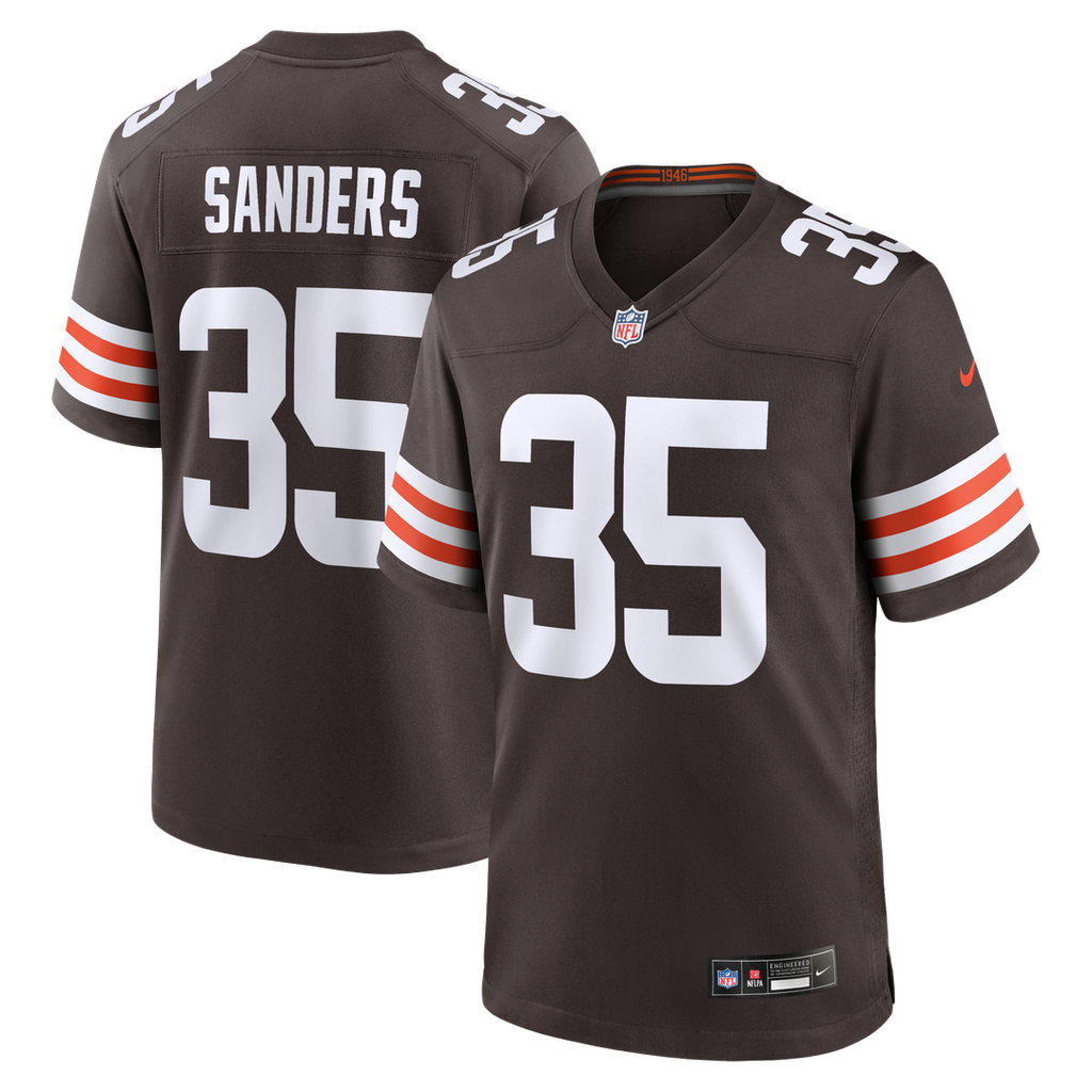 Raheim Sanders Cleveland Browns Team Jersey - Brown