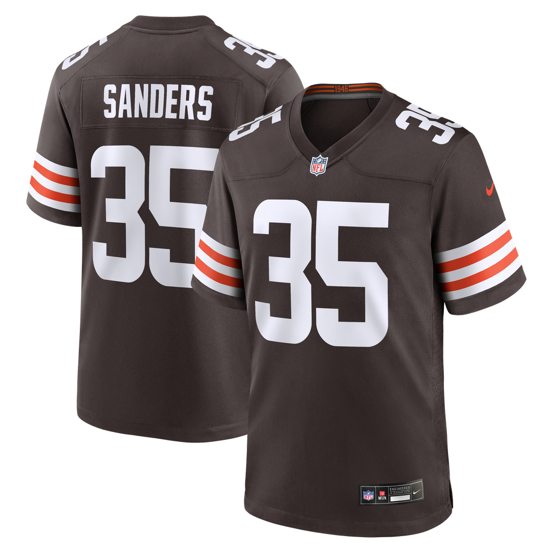 Raheim Sanders Cleveland Browns Team Jersey - Brown
