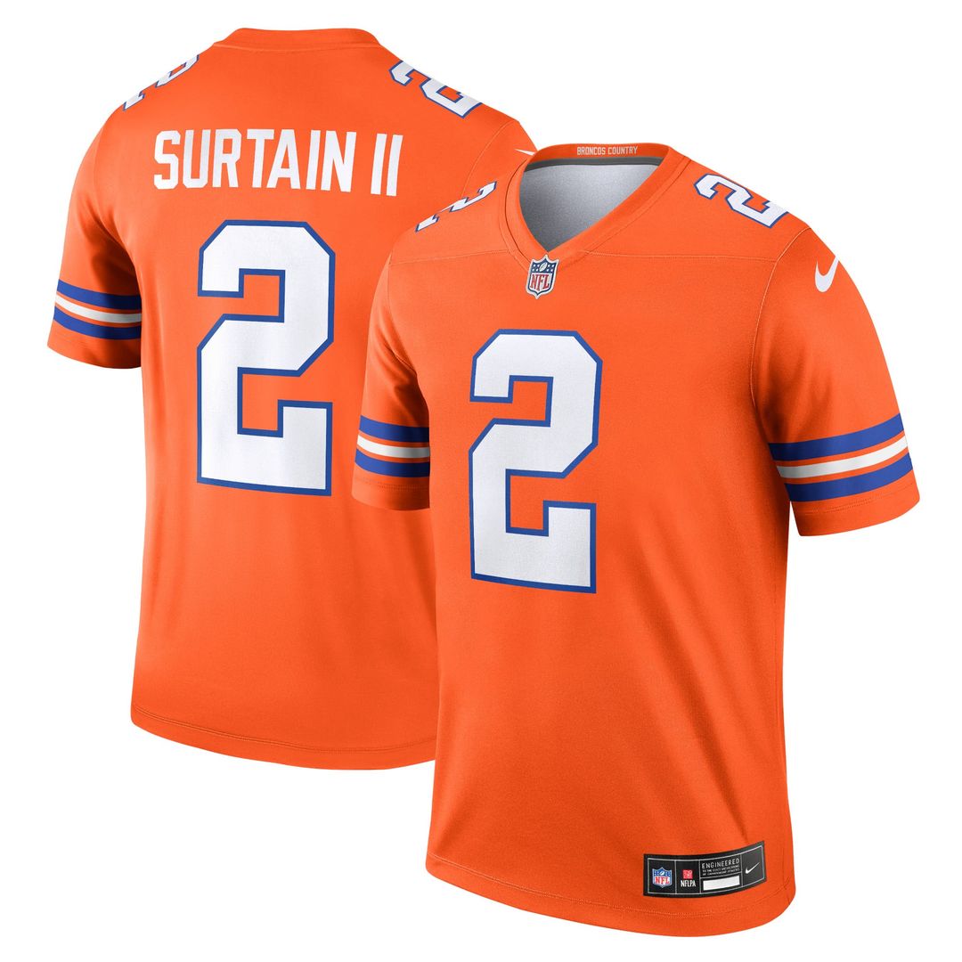 Patrick Surtain II Denver Broncos Legend Player Performance Top - Orange
