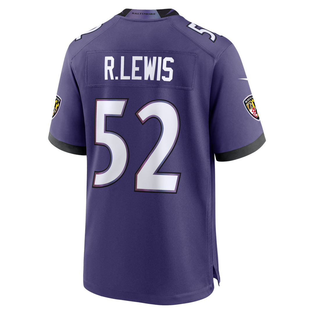 Ray Lewis Baltimore Ravens Team Retired Player Jersey - Purple