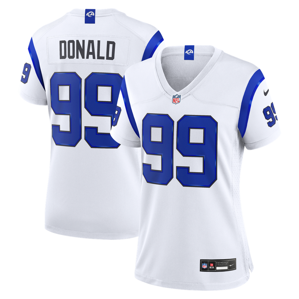 Aaron Donald Los Angeles Rams Women's Alternate Jersey - White