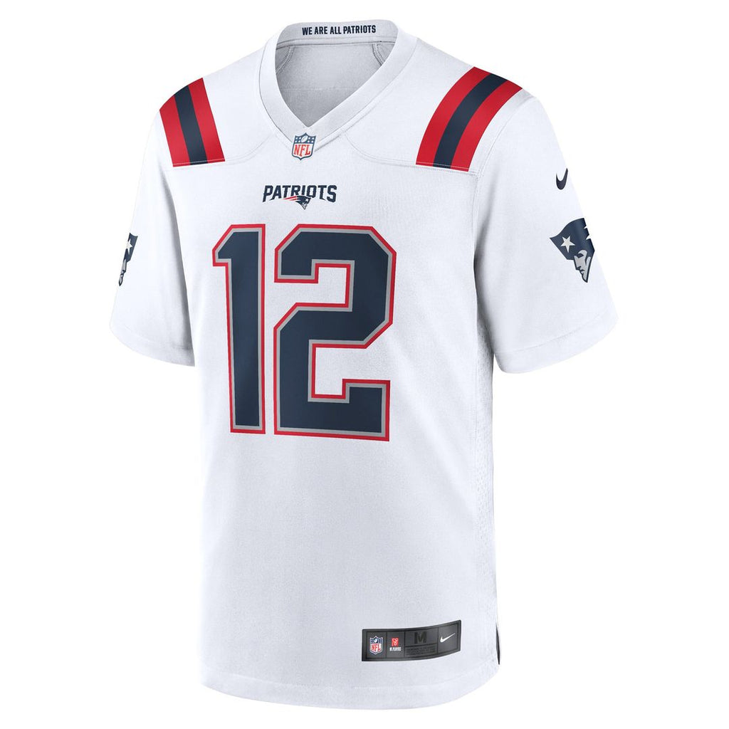 Tom Brady New England Patriots Retired Jersey - White