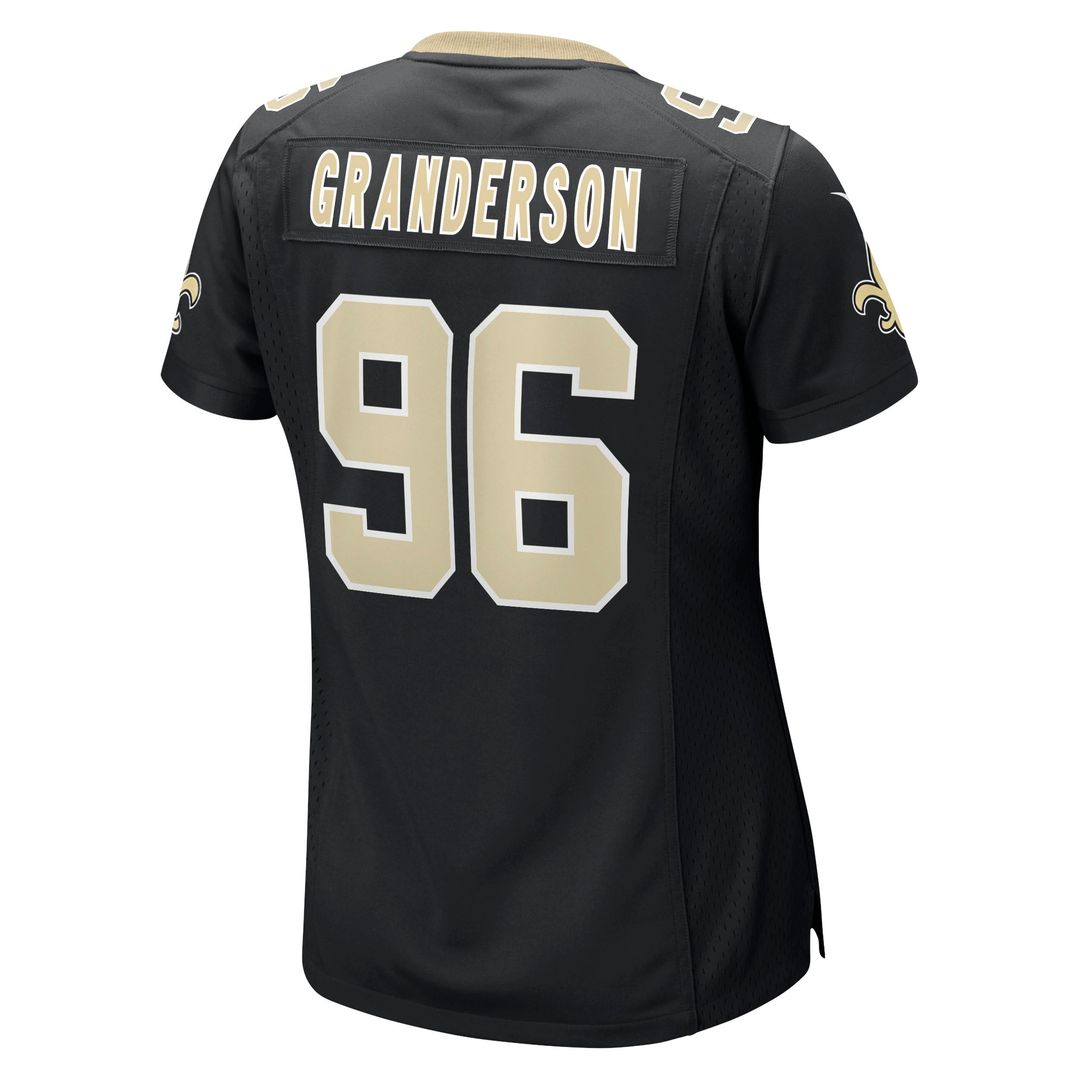 Carl Granderson New Orleans Saints Women's Jersey - Black