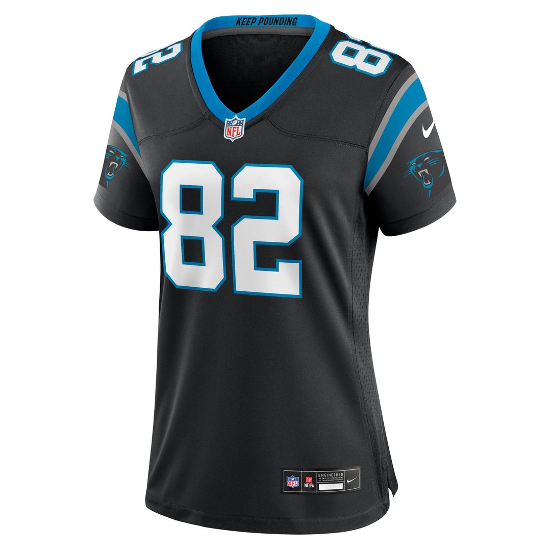 Tommy Tremble Carolina Panthers Women's Team Jersey - Black