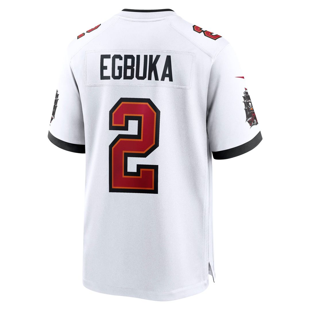 Emeka Egbuka Tampa Bay Buccaneers Alternate Jersey - Pewter