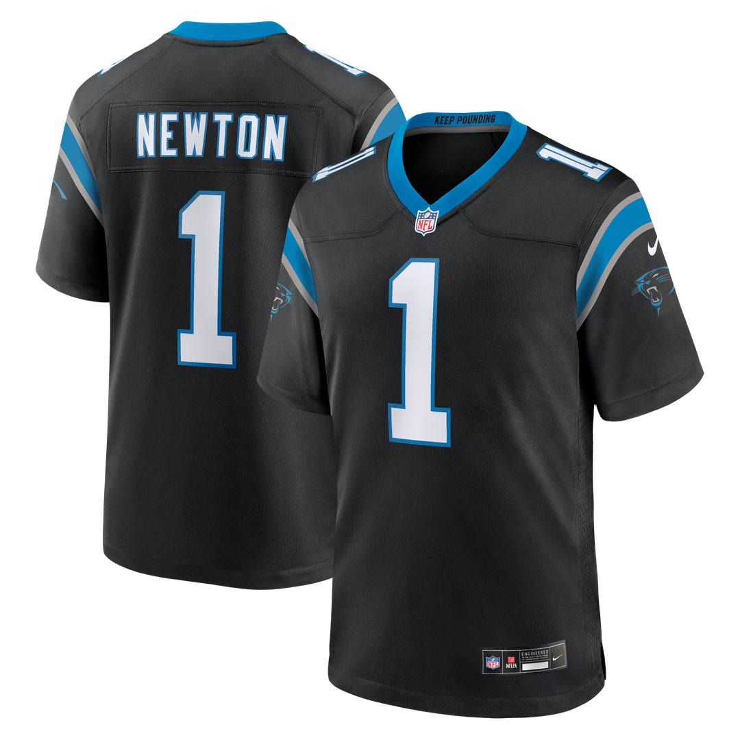 Cam Newton Carolina Panthers Team Retired Jersey - Black