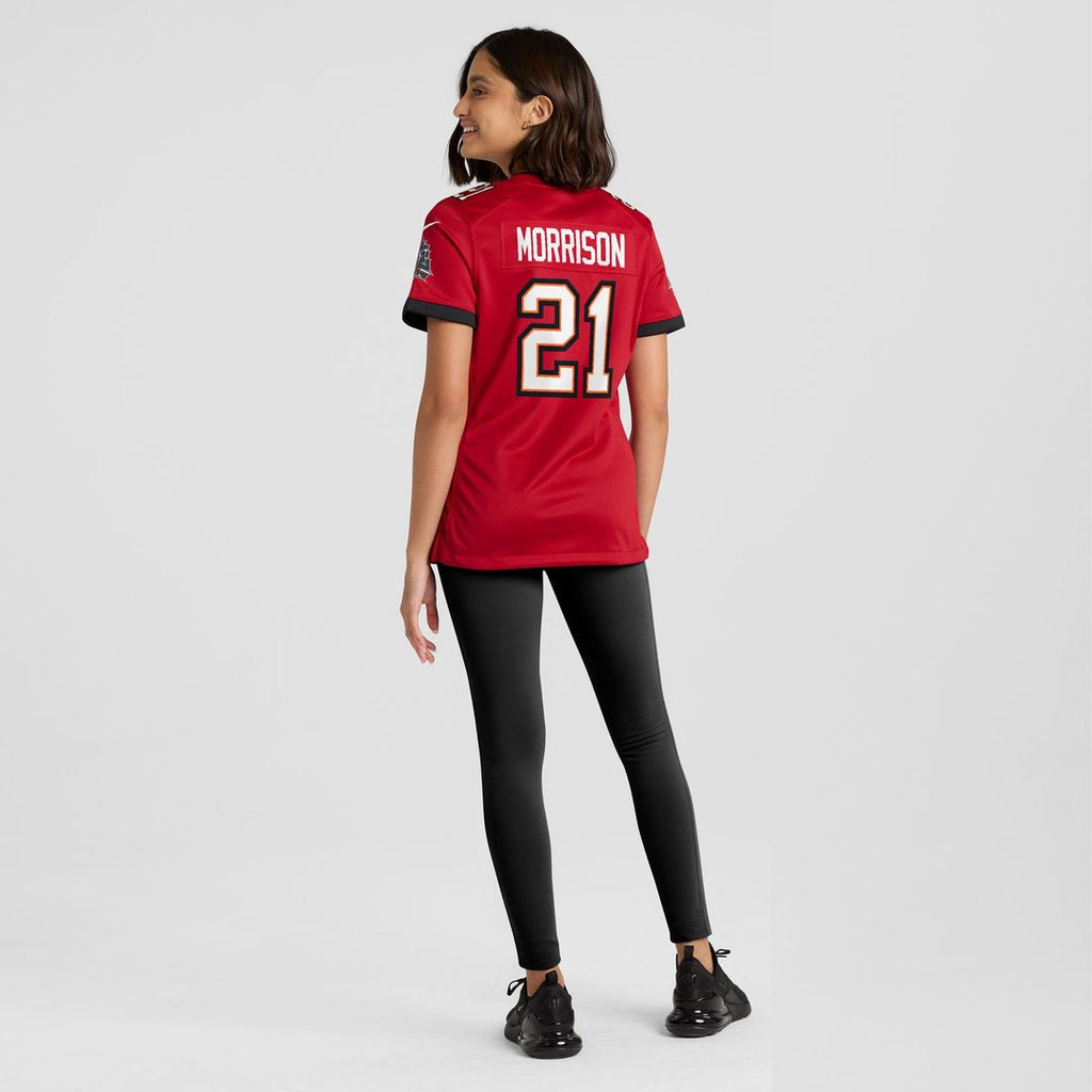 Benjamin Morrison Tampa Bay Buccaneers Women's Team Jersey - Red