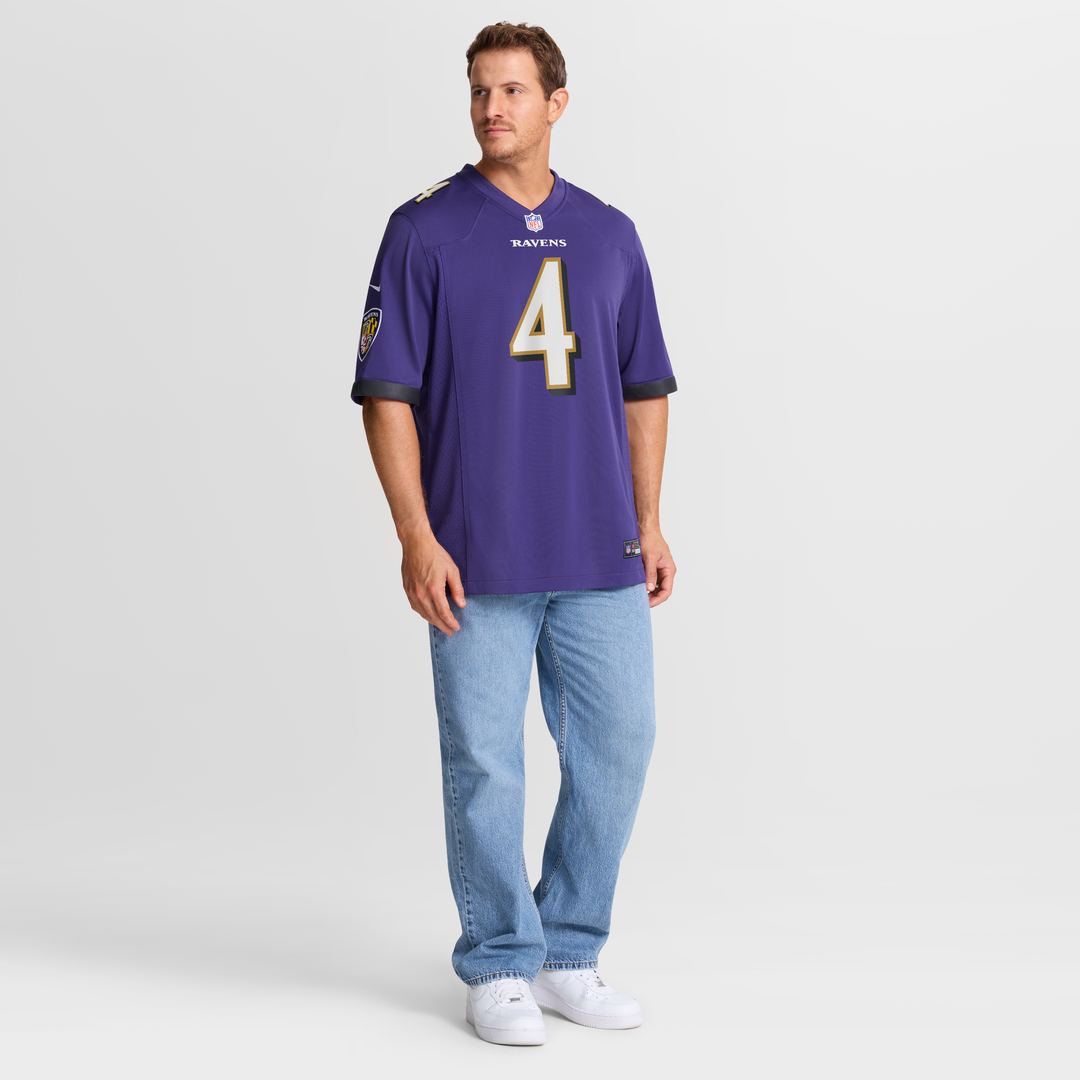 Zay Flowers Baltimore Ravens Jersey - Purple