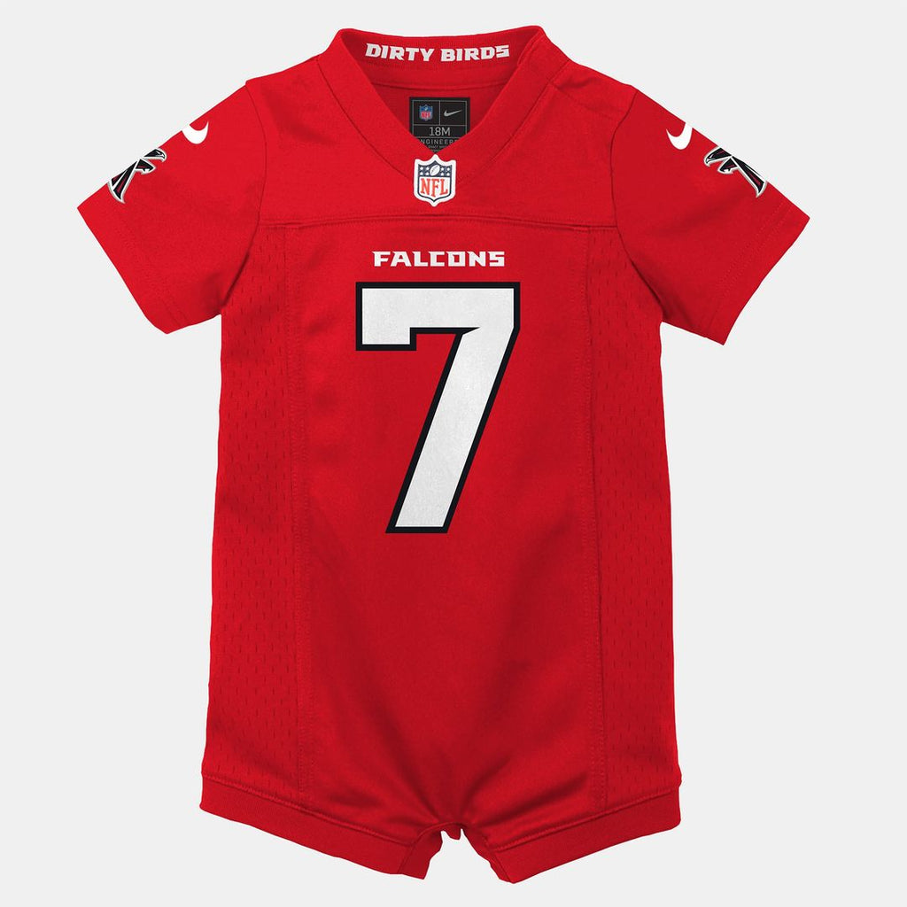 Bijan Robinson Atlanta Falcons Newborn Romper Jersey - Red
