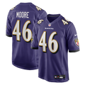 Nick Moore Baltimore Ravens Jersey - Purple