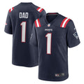 Number 1 Dad New England Patriots Jersey - Navy