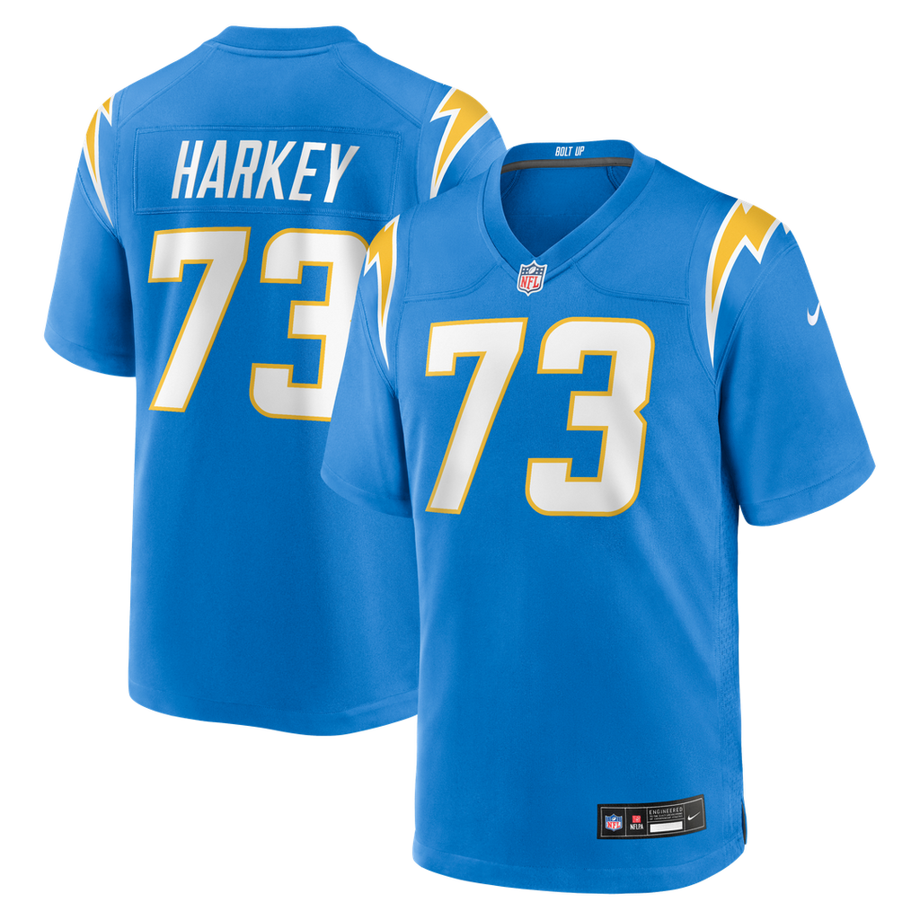 Alex Harkey Los Angeles Chargers Team Jersey - Powder Blue