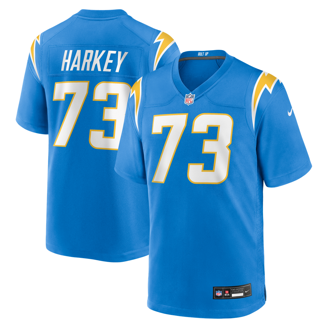 Alex Harkey Los Angeles Chargers Team Jersey - Powder Blue